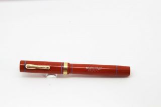 Vintage Conklin Endura Senior Orange Fountain Pen Restored Big Nib Restored