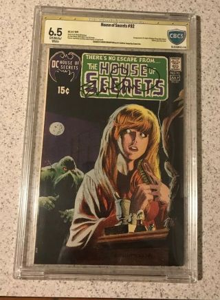 House Of Secrets 92 Cbcs 6.  5 Ss Bernie Wrightson 1st Swamp Thing Very Rare