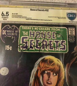 HOUSE OF SECRETS 92 CBCS 6.  5 SS Bernie Wrightson 1ST SWAMP THING Very Rare 2
