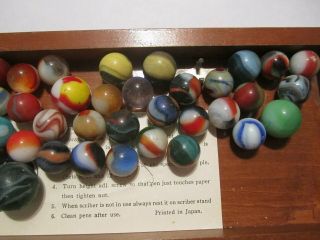 Marbles toy antique glass 90 akro agate vintage 4