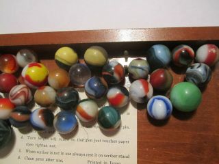 Marbles toy antique glass 90 akro agate vintage 7