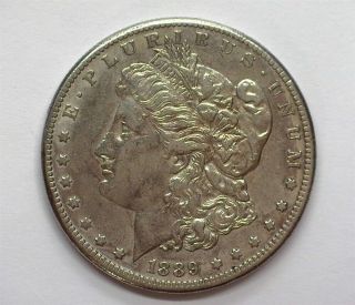1889 - Cc Morgan Silver Dollar Nearly Uncirculated Rare Keydate