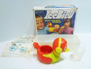 Ice Bird 1974 Make Your Own Ice Balls Snow Cone Toy By Kenner W/ Box