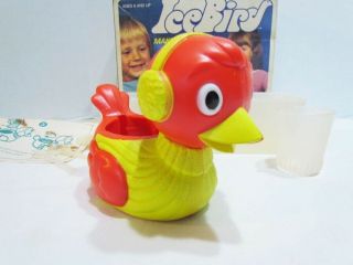 ICE BIRD 1974 MAKE YOUR OWN ICE BALLS SNOW CONE TOY by KENNER W/ BOX 2