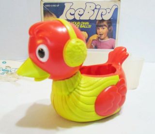 ICE BIRD 1974 MAKE YOUR OWN ICE BALLS SNOW CONE TOY by KENNER W/ BOX 3