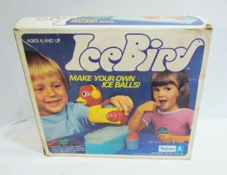 ICE BIRD 1974 MAKE YOUR OWN ICE BALLS SNOW CONE TOY by KENNER W/ BOX 5