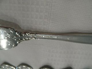 Gorham Chantilly Sterling Silver Place Forks set of 8 7 1/2 