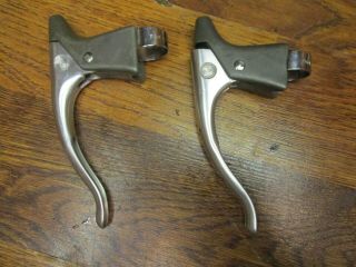 VINTAGE COLNAGO PANTOGRAPH CAMPAGNOLO RECORD DROP HANDLEBAR BRAKE LEVERS 6