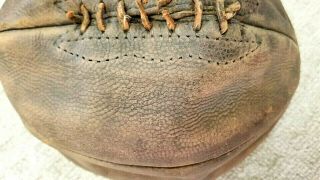 Vintage 1920 ' s - 1930 ' s Antique RAWLINGS James NAISMITH Leather BASKETBALL Rare 5