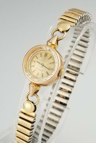 1965 Vintage Omega Ladymatic 24j Cal 661 Automatic Ladies Cocktail Wrist Watch