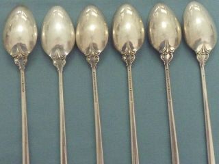 6 Wallace Grande Baroque Sterling Silver 7 5/8 