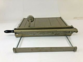 Vintage Paper Trimmer cutter art photography cutting board guillotine kutrimmer 5