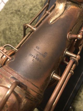 1940/1941 Vintage CG Conn 10M Naked Lady Tenor Saxophone 7