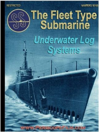 Wwii U.  S.  Navy Fleet Type Submarine Underwater Log Book