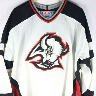 RARE NHL Vintage 1990s Buffalo Sabres Mens XXL 2XL CCM Hockey Jersey Canada Made 2