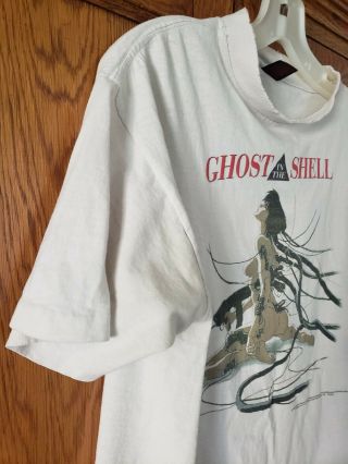 Ghost in the Shell 1995 Vintage Shirt VTG Authentic 90s Nineties LARGE Broken In 7
