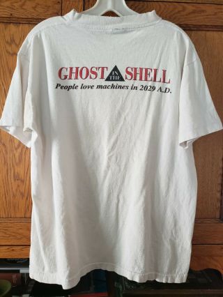 Ghost in the Shell 1995 Vintage Shirt VTG Authentic 90s Nineties LARGE Broken In 8