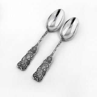 St Cloud Table Spoons 2 Sterling Silver Gorham Silversmiths 1885