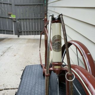 Vintage prewar Mead ranger bicycle frame fork & fender,  schwinn,  autocycle,  antique 5