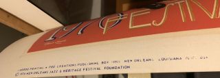 Rare 1976 Orleans Jazz & Heritage Festival Poster by Maria Loredo 6