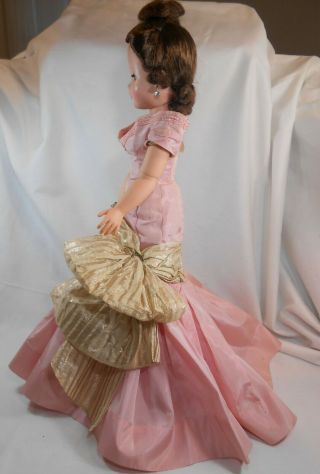 Vintage Madame Alexander CISSY in 1955 Mauve Torso Gown - Spectacular 8