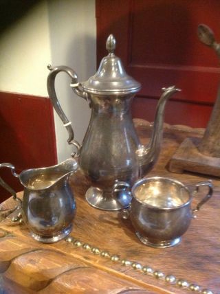 Antique Fisher 3 Piece Sterling Silver Set