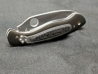 Spyderco G - 2 Stainless Folding Pocket Knife Civilian Collectors Vintage Blade 10