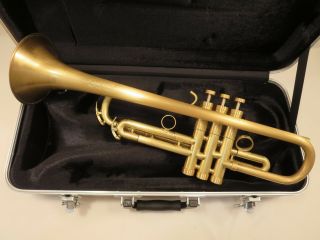 Lawler C7 Trumpet Bb Satin Finish Rare With Case,  Made In Tennessee In 2014