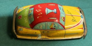 Vintage Tin Toy Car - - Radio Car - - Made In Japan By Haji