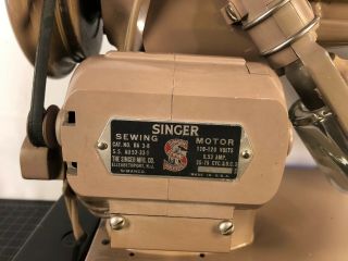 Vintage Singer Model 306K Sewing Machine All Metal W/ Pedal 2 8