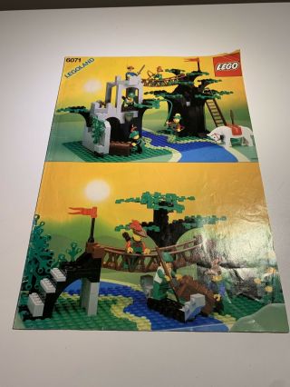 Vintage 1990 Lego Castle Forestmen’s Crossing Set 6071 100 Complete With Instr 4