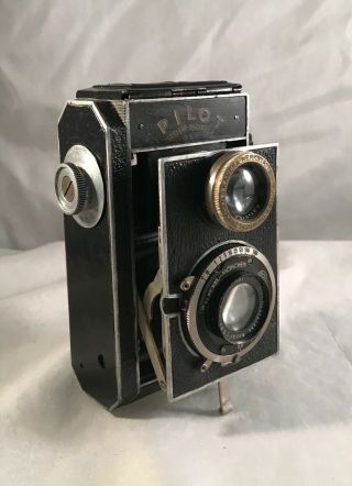 Vintage Pilot Reflex Strut - Folding Tlr Film Camera C1931