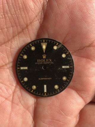 Vintage Rolex 1950’s Radium Submariner 5510 Gilt Dial 6