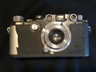 Vintage Leica D.  R.  P.  Ernst Leitz Wetzlar 35mm Camera No.  390888 K 3