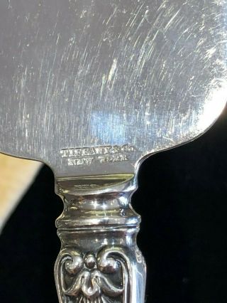 Antique Tiffany & Co.  1885 English King Sterling Silver Pie/Cake Serving Knife 4
