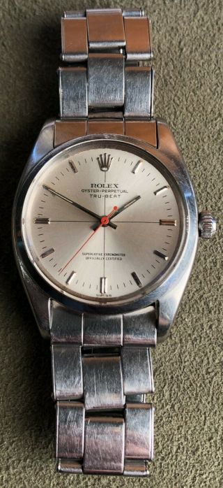 Rare Vintage Rolex TRUBEAT 6556 with DEAD SECONDS Movement Intact circa 1956 2