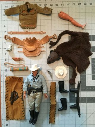 Gabriel Lone Ranger 10” Action Figure And Parts / Accessories (c.  1975)