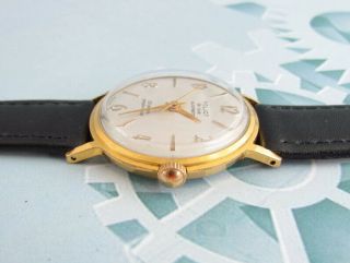 POLJOT De Luxe Automatic USSR Gold Plated Vintage mechanical Wristwatch 3