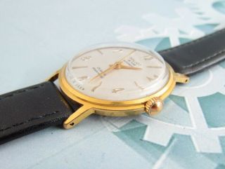 POLJOT De Luxe Automatic USSR Gold Plated Vintage mechanical Wristwatch 5