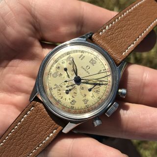 Rare VINTAGE Omega 2451 - 1 Chronograph Cal 321 Stunning Dial 3