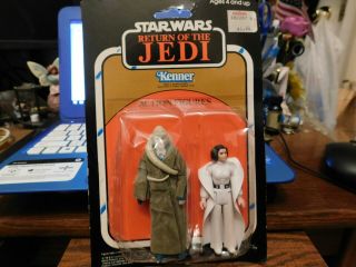 1983 Bib Fortuna Princess Leia White Star Wars Return of the Jedi - Vintage 2 - Pack 3