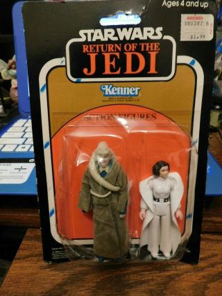 1983 Bib Fortuna Princess Leia White Star Wars Return of the Jedi - Vintage 2 - Pack 8