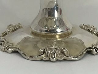 Antique Shreve Crump & Low Sterling Silver Serving Compote w/ Faces 3