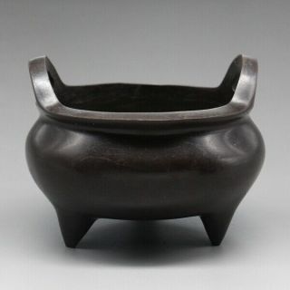 Old Chinese Bronze Handwork Incense Burner