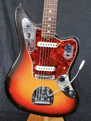 Vintage 1965 Fender Jaguar Electric Guitar,  All,  Hard Case