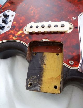 Vintage 1965 Fender Jaguar Electric Guitar,  All,  Hard Case 2