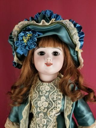 Antique French Bisque Head Doll Eden Bebe Fleischmann & Bloedel 26 " Walker