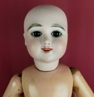 Antique French Bisque Head Doll Eden BeBe Fleischmann & Bloedel 26 
