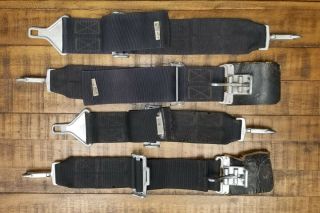 Vintage Race Seat Belts Shelby Cobra Gt350 Porsche