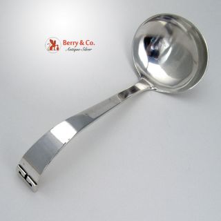 Chinese Key Gravy Ladle Arts And Crafts Sterling Silver Allan Adler